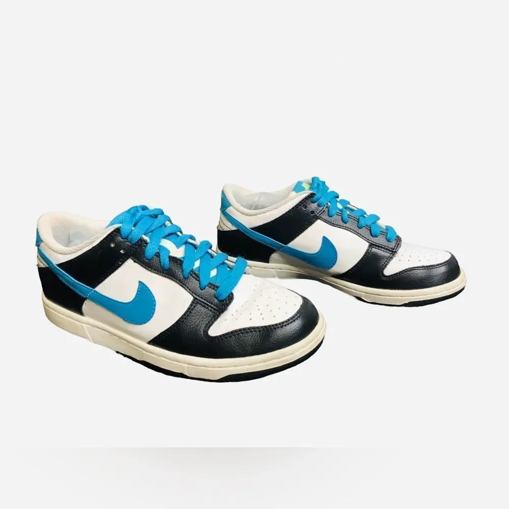 Dunk Low GS White Orion Blue Size 5.5Y (310569-147) Y2K